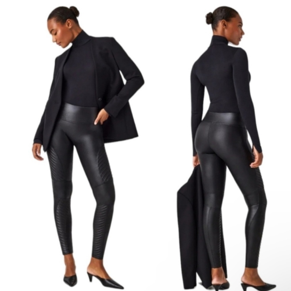 Spanx Moto Legging Size Mp $110 MSRP